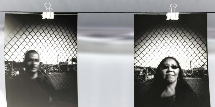 Body Cap Lenses. Pinhole Can-Camera Portraits, Photoville, New York City, 2016