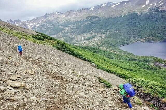 Dientes de Navarino Trekking Over Hill