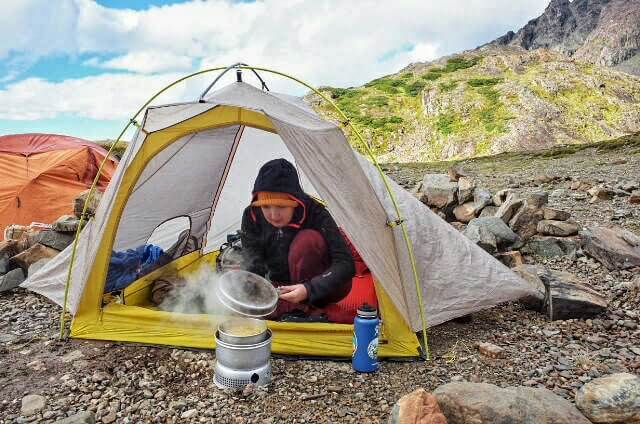 Dientes de Navarino Trekking Tent Cooking Trangia