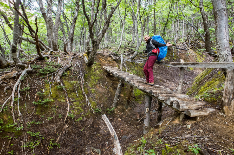 Cerro Castillo Trekking Wooden Bridge