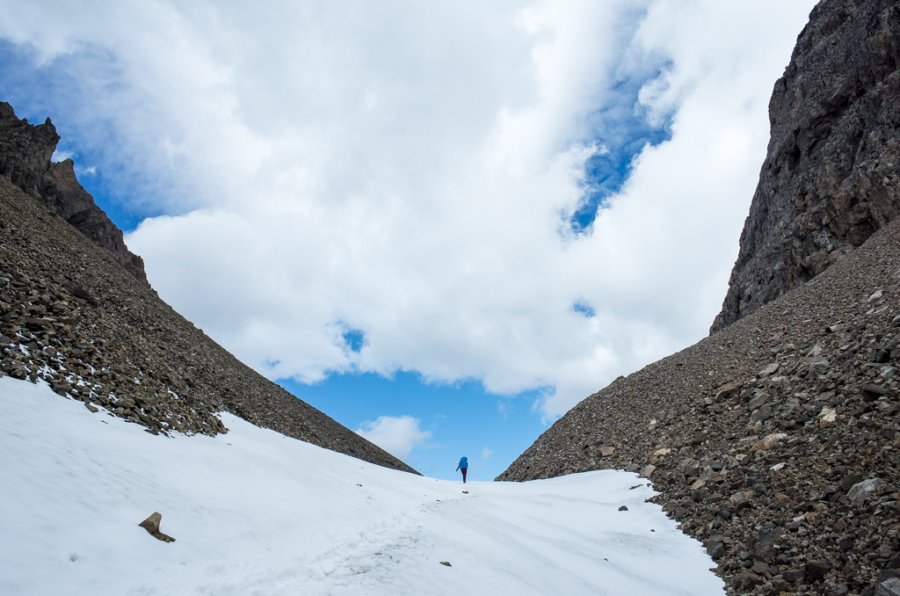 Cerro Castillo Trekking El Penon Pass Snow