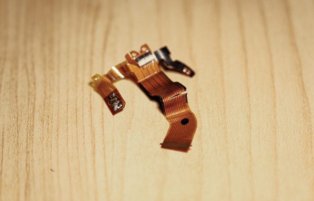 ricoh gr broken shutter flex cable